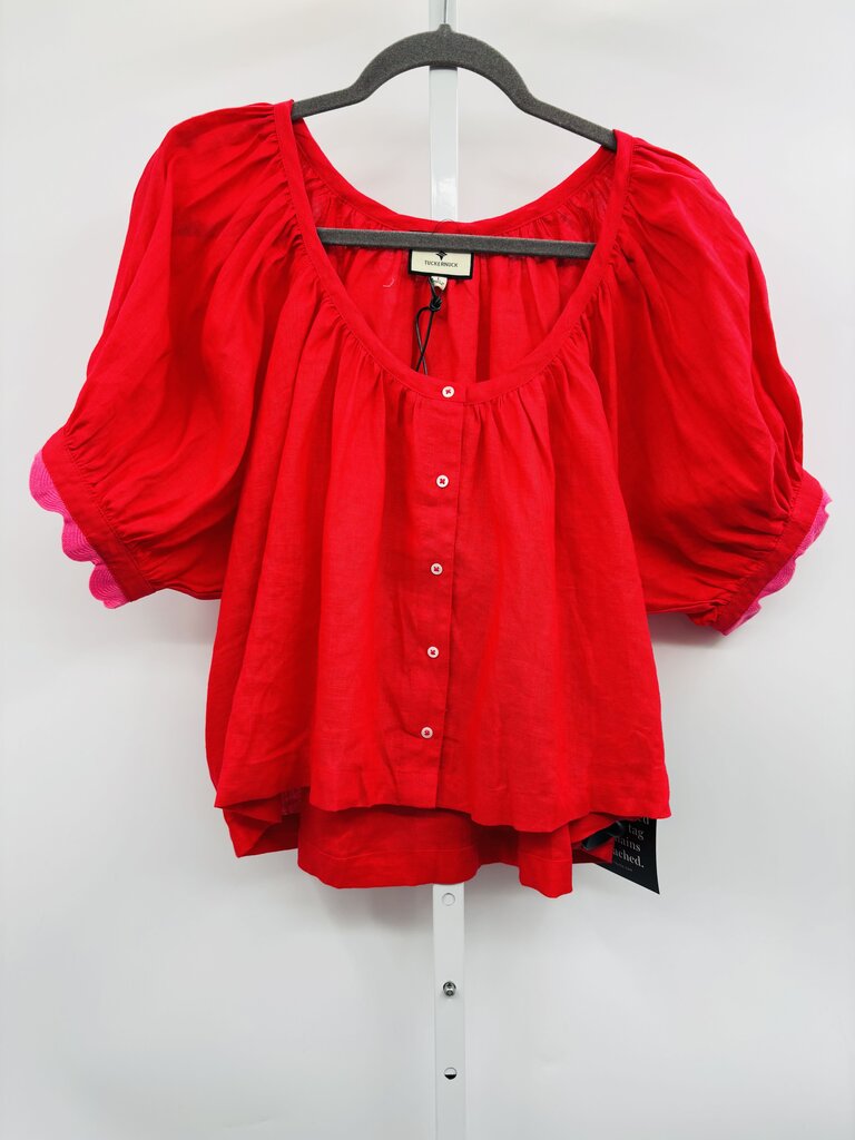Tuckernuck Blouse Red L