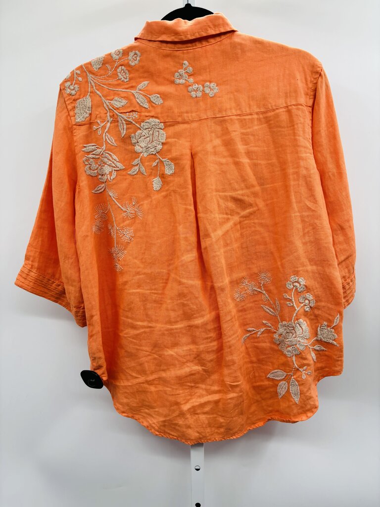 Johnny Was Shirt Orange XS