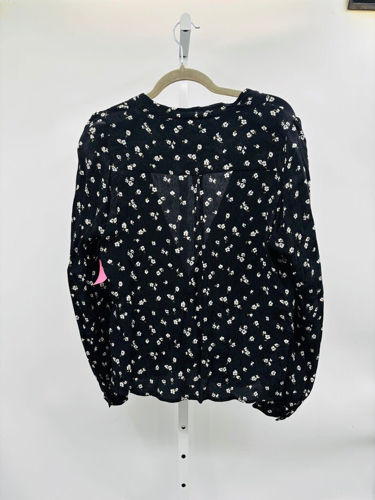 Sezane Blouse Black M