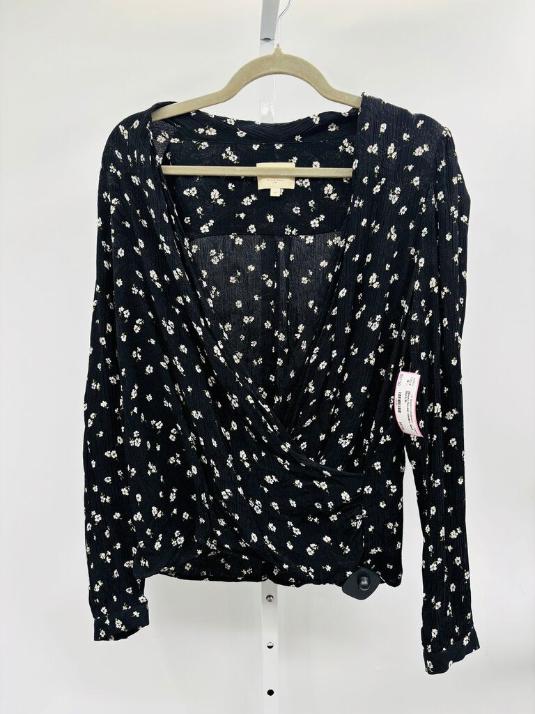 Sezane Blouse Black M