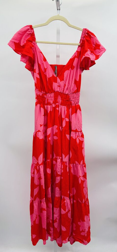 Anthropologie Maxi Dress Red M