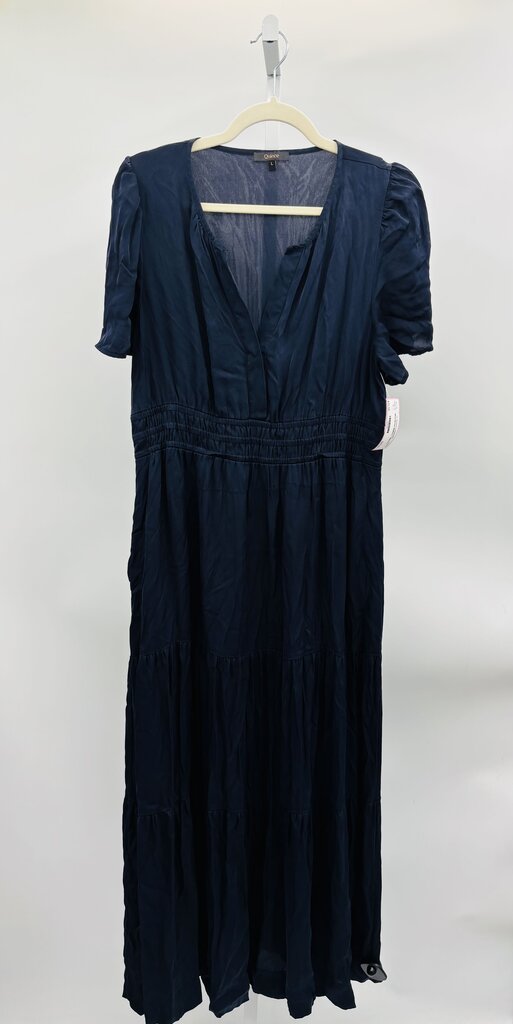 Quince Maxi Dress Navy L