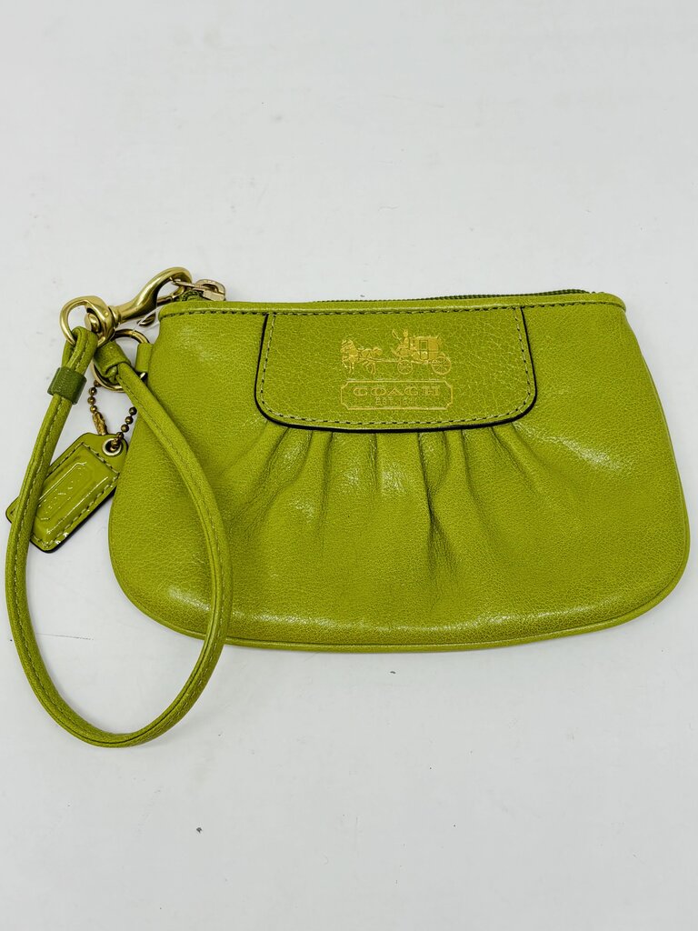 Coach Wristlet Green