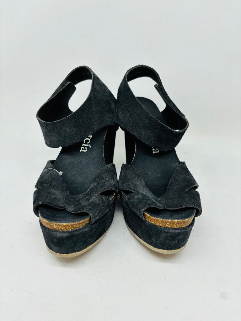 Pedro Garcia Wedge Black 7.5