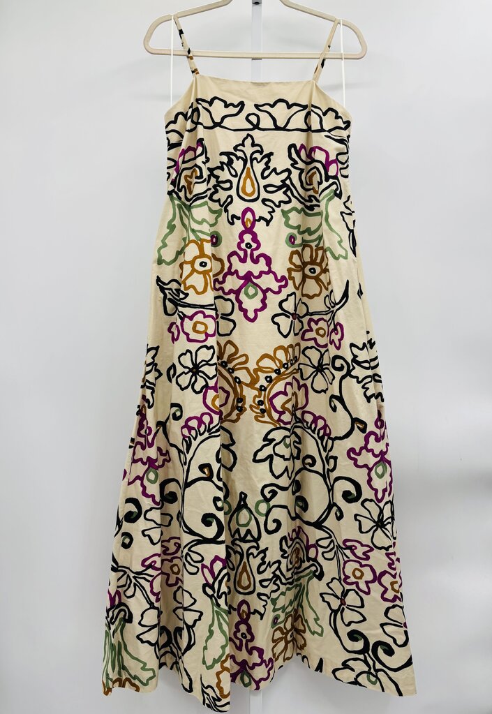 Evereve Maxi Dress Beige L