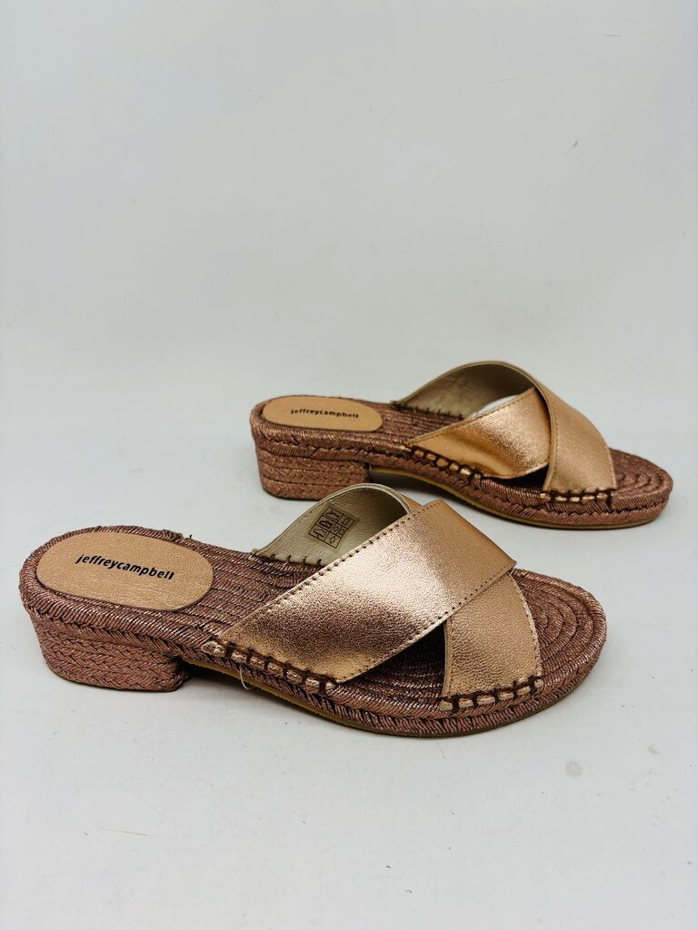 Jeffrey Campbell Sandals Rose Gold 8.5