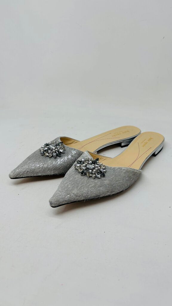 Kate Spade Mules Silver 11