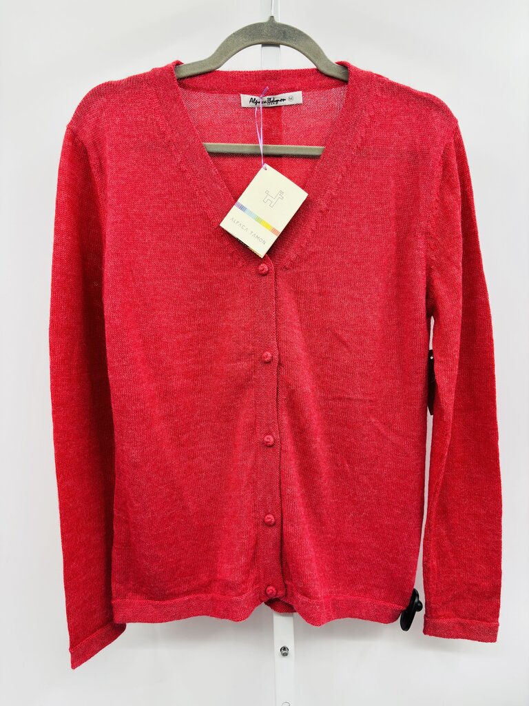 Alpaca Tamon Cardigan Red M