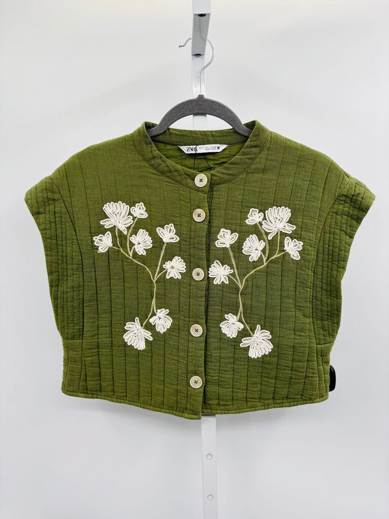 Zara Vest Green S