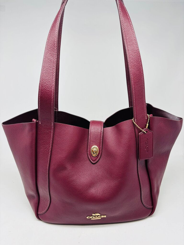 Coach Tote Burgundy'