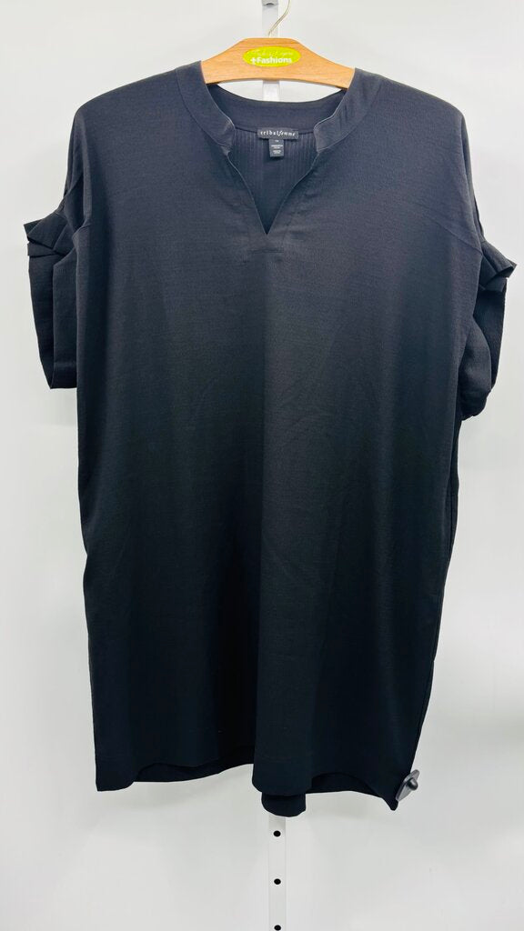 Tribal Top Plus Black 1X