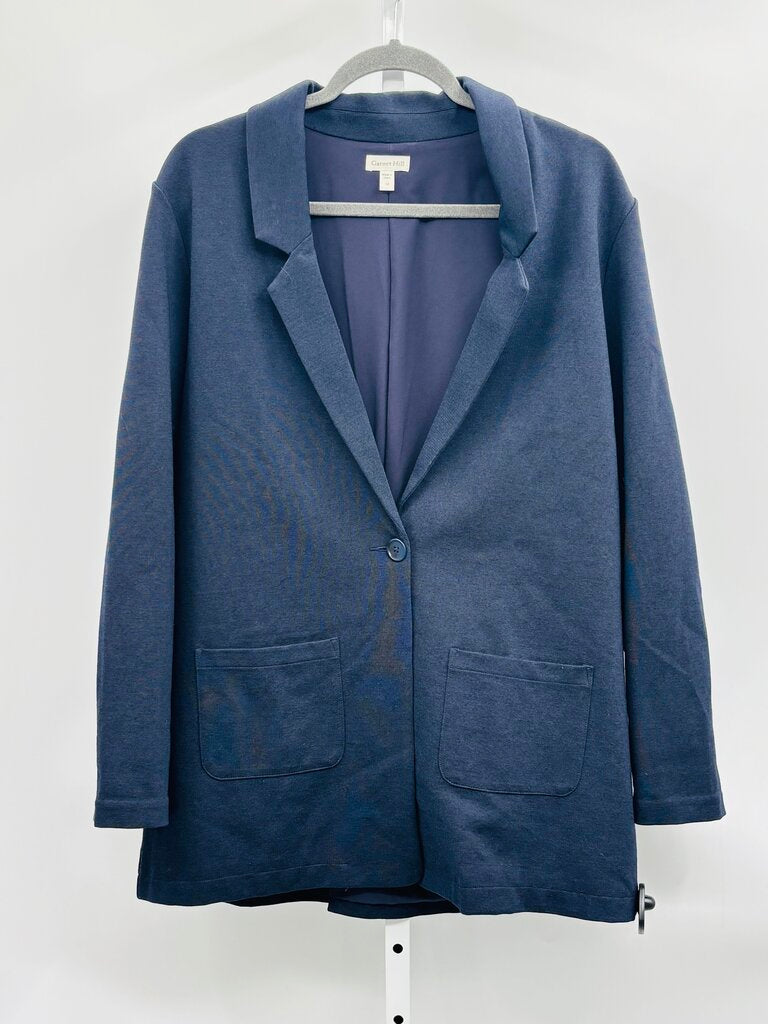 Garnet Hill Blazer Navy 14