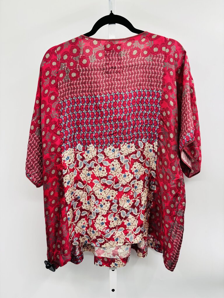 Johnny Was Blouse Burgundy S