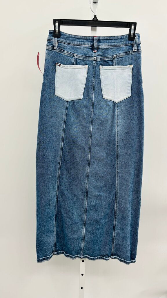 Alice + Olivia Skirt Maxi Denim 2