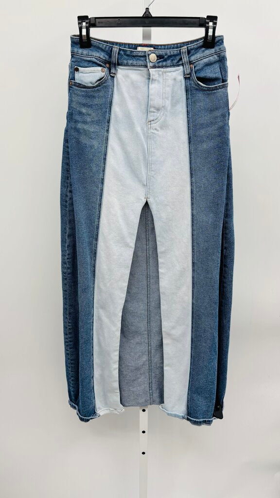 Alice + Olivia Skirt Maxi Denim 2