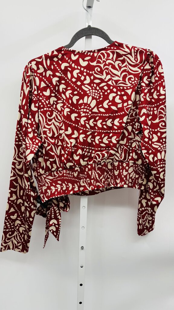 Joie Blouse Burgundy L