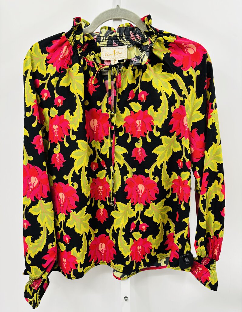 Flora Bea Blouse Green S