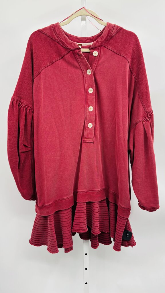 Free People Dress Burgundy L