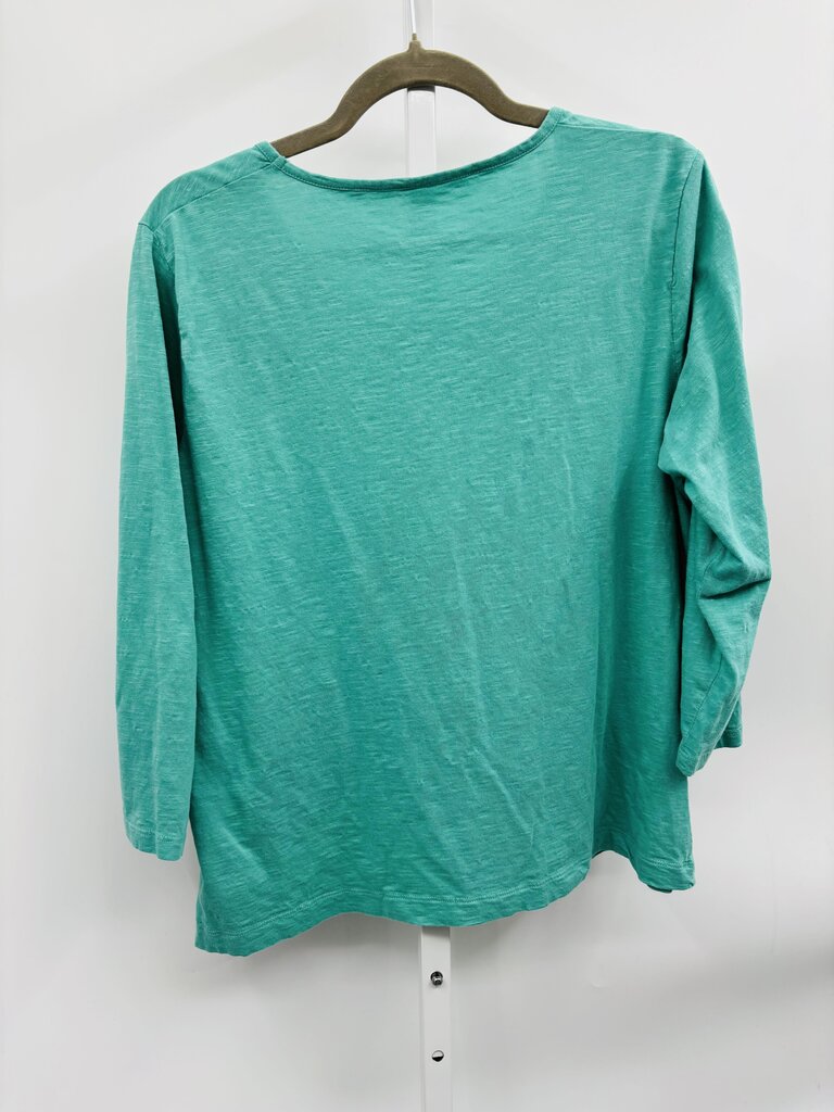 Talbots Top Plus Green 1X