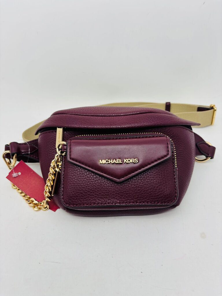 Michael Kors Belt Bag Burgundy