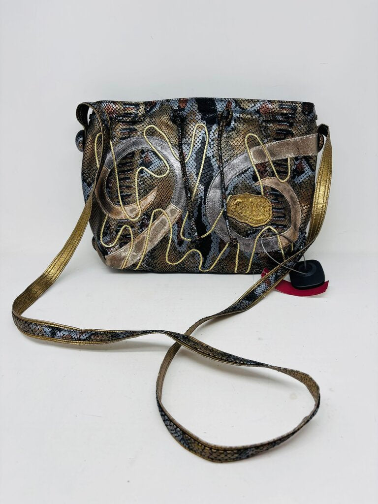 Carlos Falchi Crossbody Bag Gold