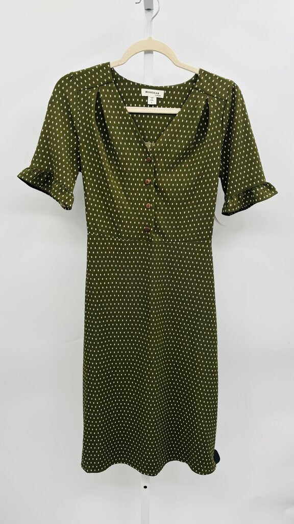 Monteau Dress Green S
