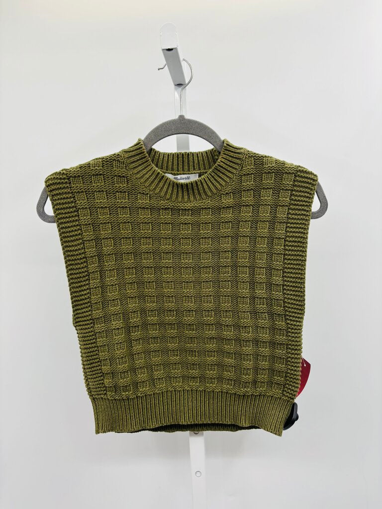 Madewell Sweater Vest Green S