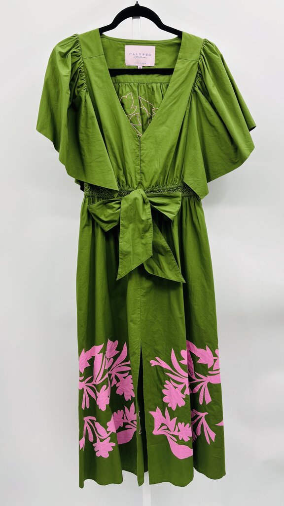 Calypso Maxi Dress Green M