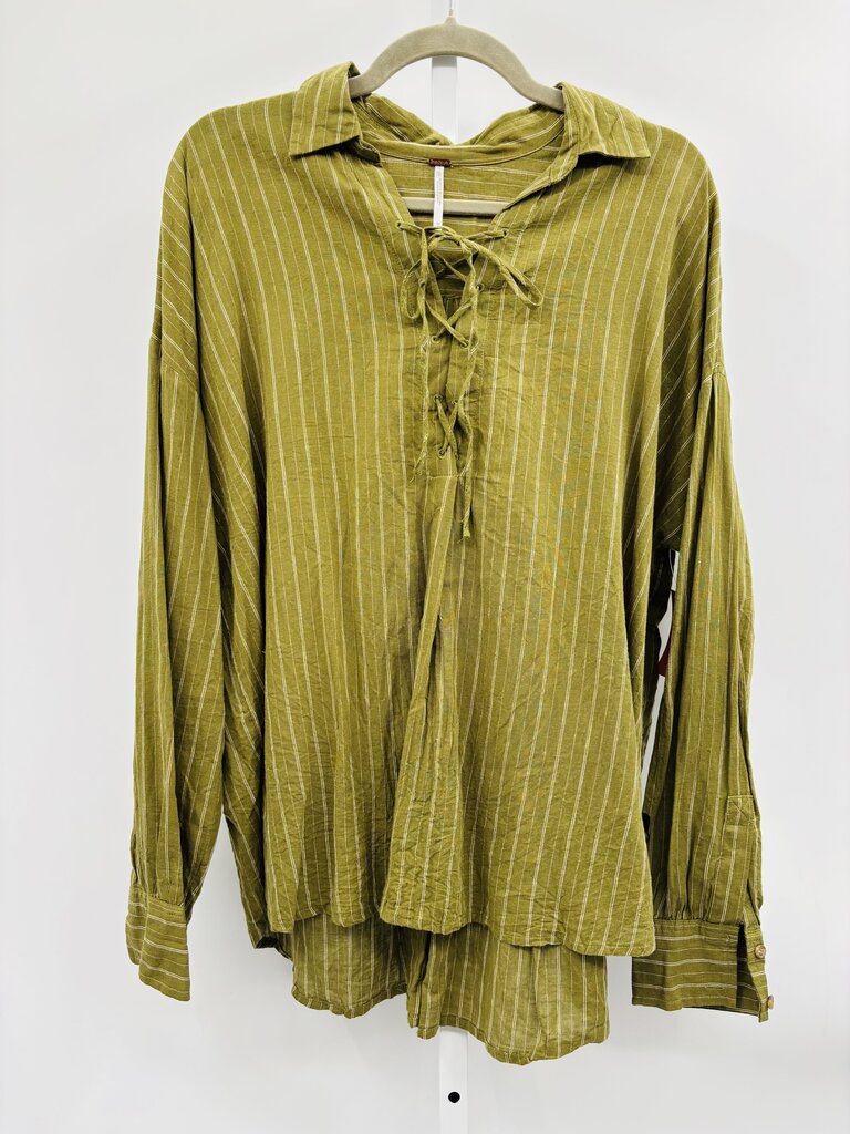 Free People Top Green M