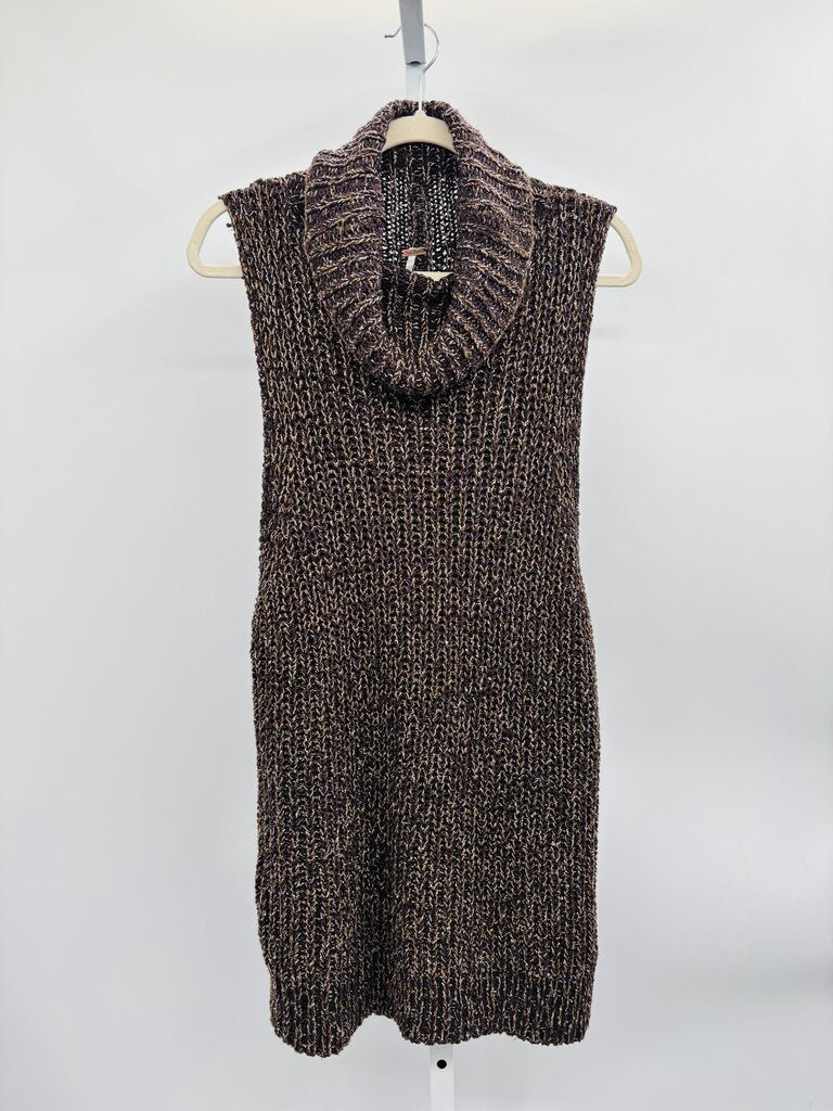 Free People Sweater Vest Brown M