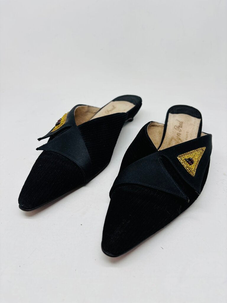 Evelyn Paul Mules Black 8.5