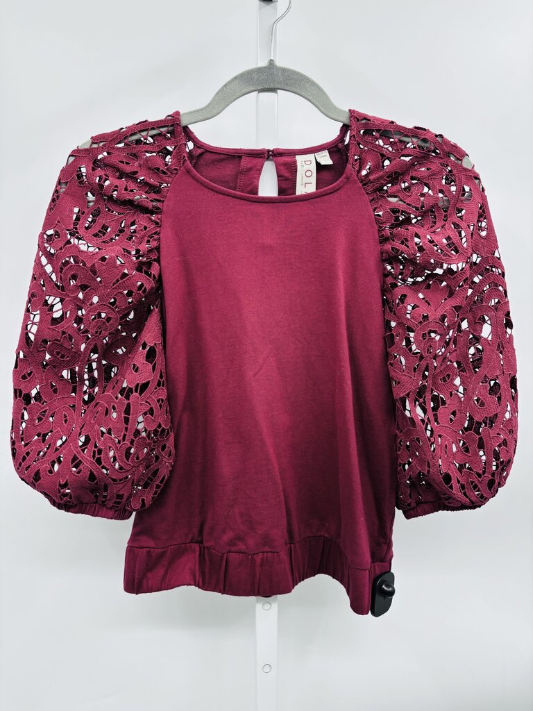 Dolan Top Burgundy S