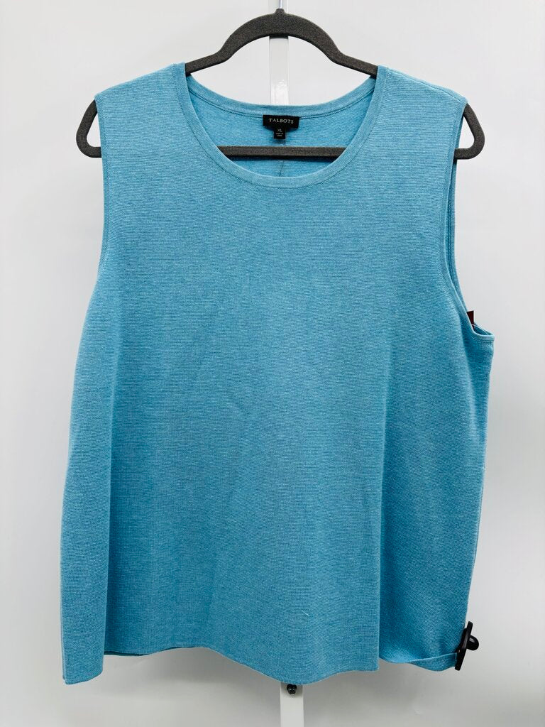 Talbots Top Blue XL
