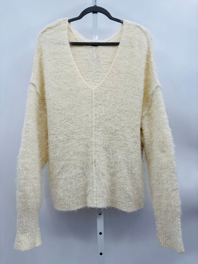 Free People Sweater Beige M
