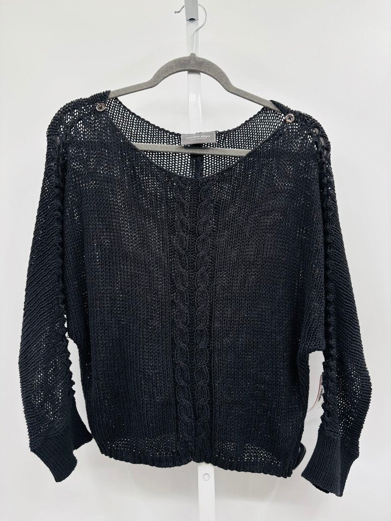 Wooden Ships Sweater Black M