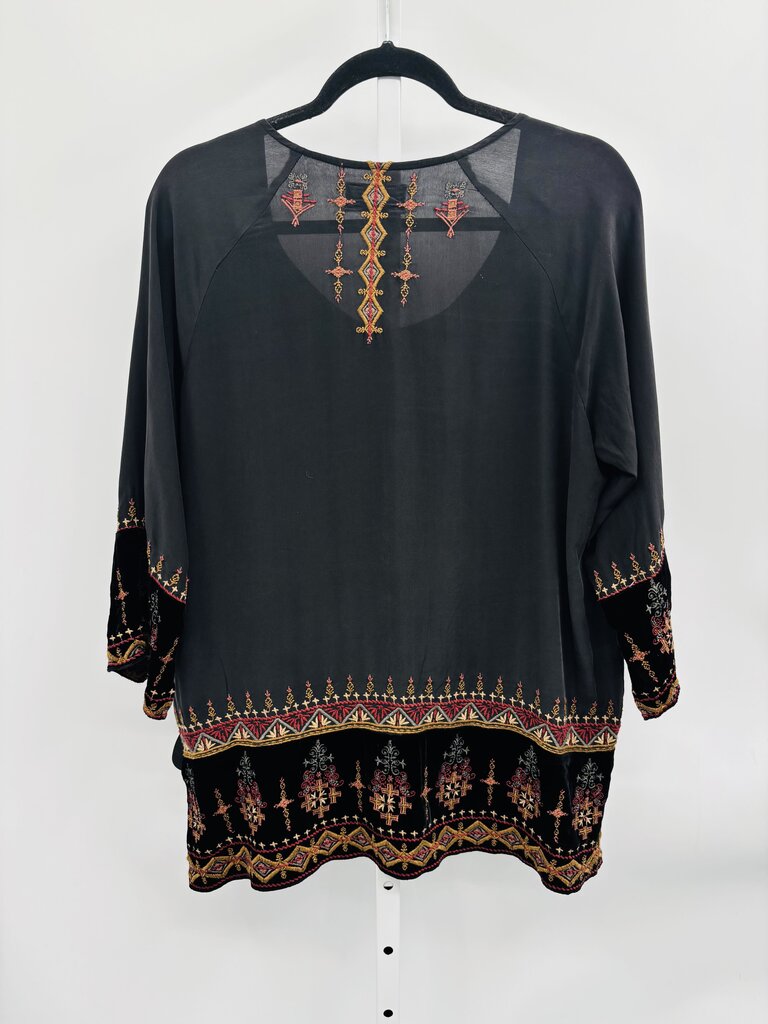Johnny Was Workshop Blouse Black M