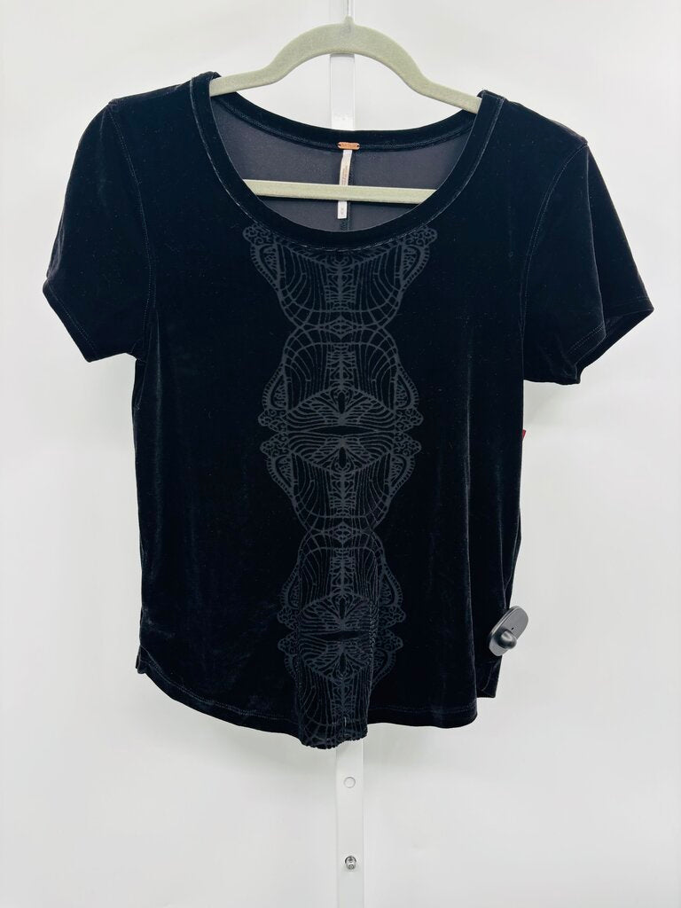 Free People Top Black M