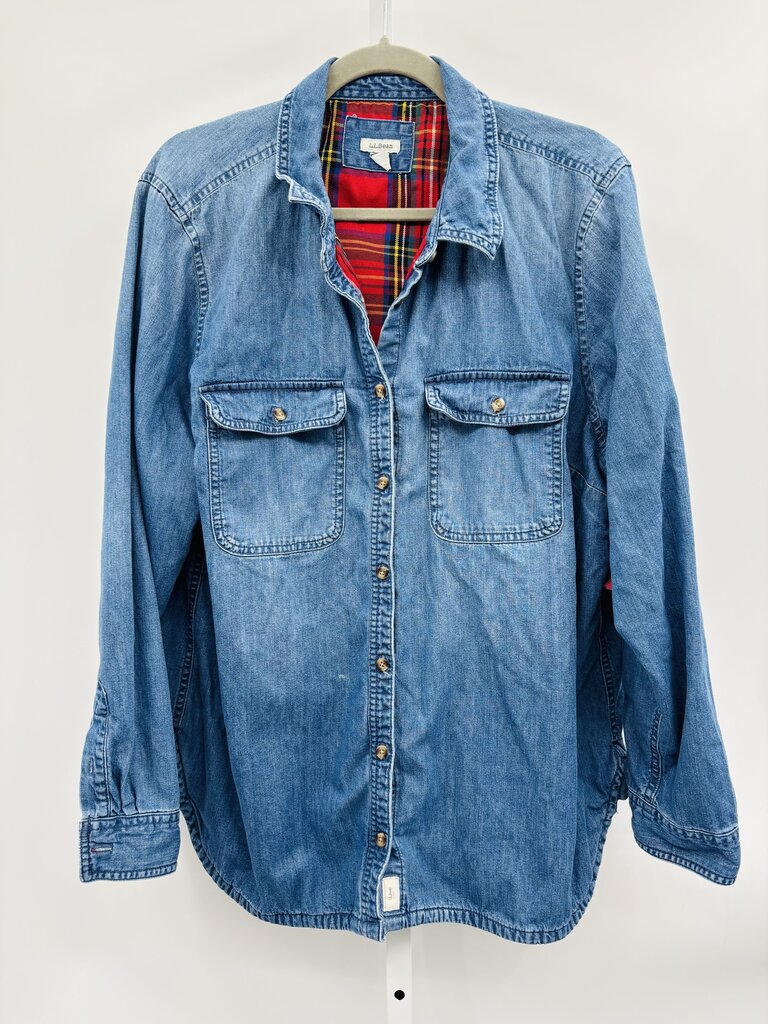 L.L. Bean Jacket Plus Denim 1X