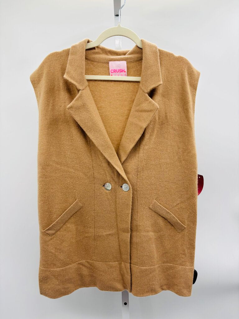 Crush Vest Tan S