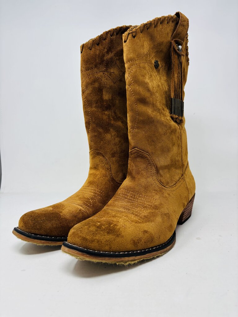 Pierre Dumas Cowboy Boots Brown 10
