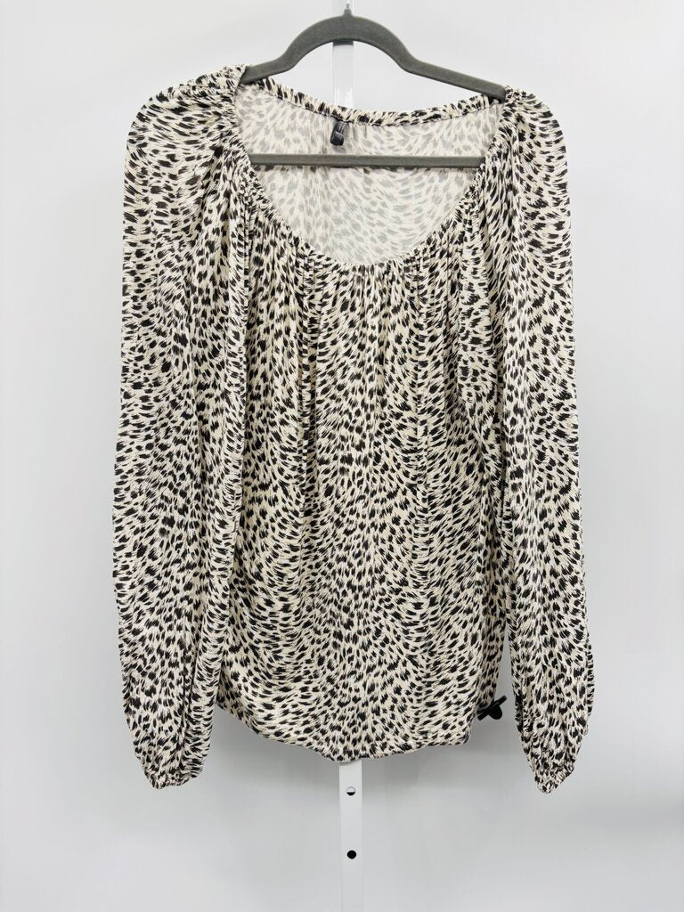 Anthropologie Top Beige XL