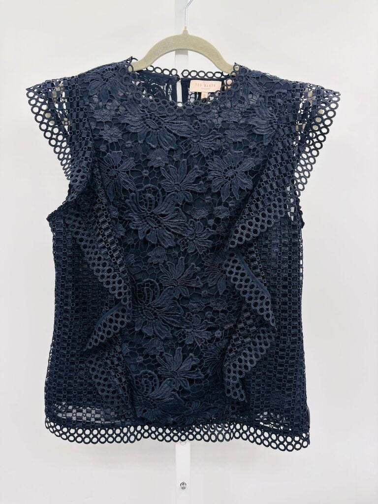 Ted Baker Blouse Navy 6