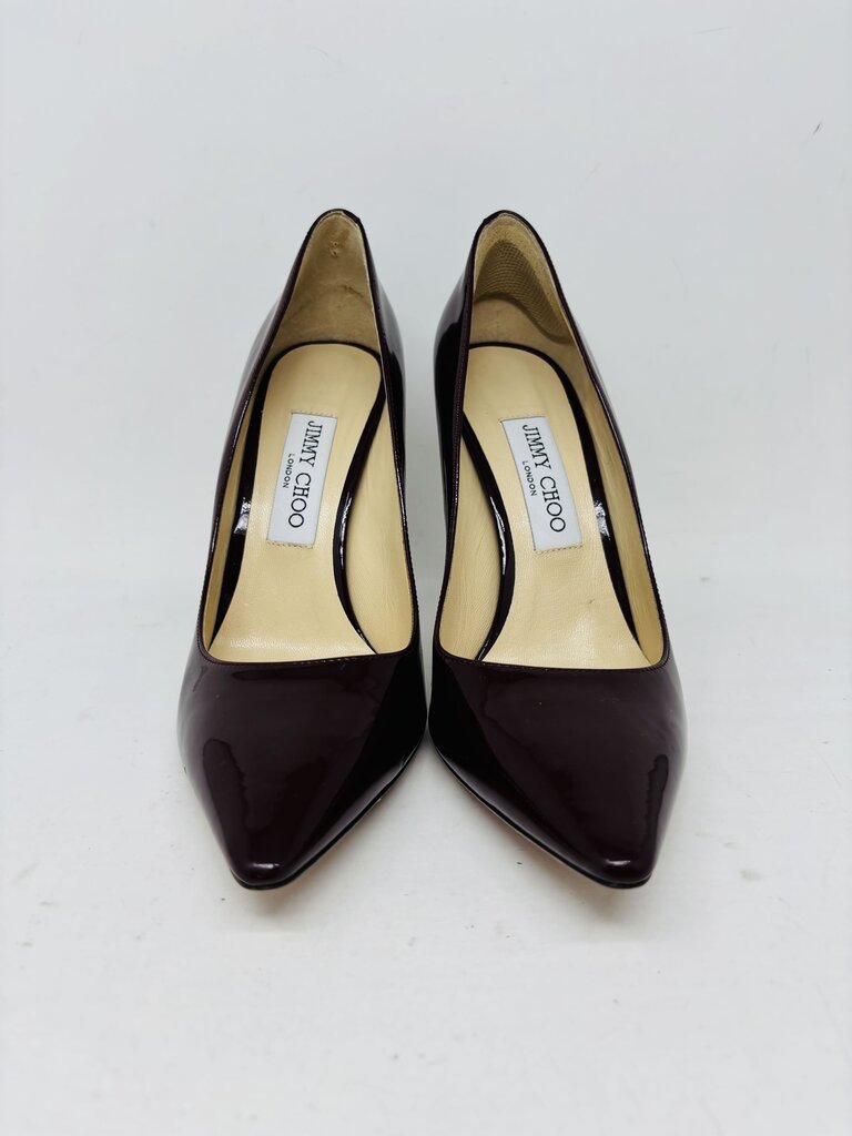 Jimmy Choo Heels Burgundy 8.5