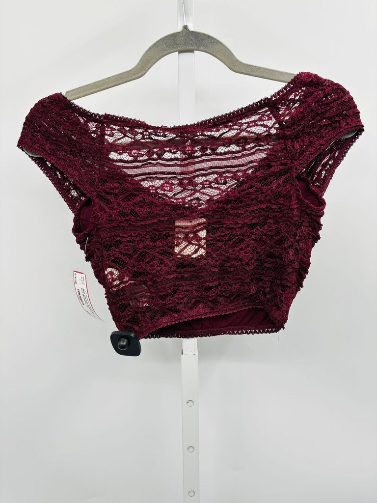 Free People Skirt Set Burgundy XS