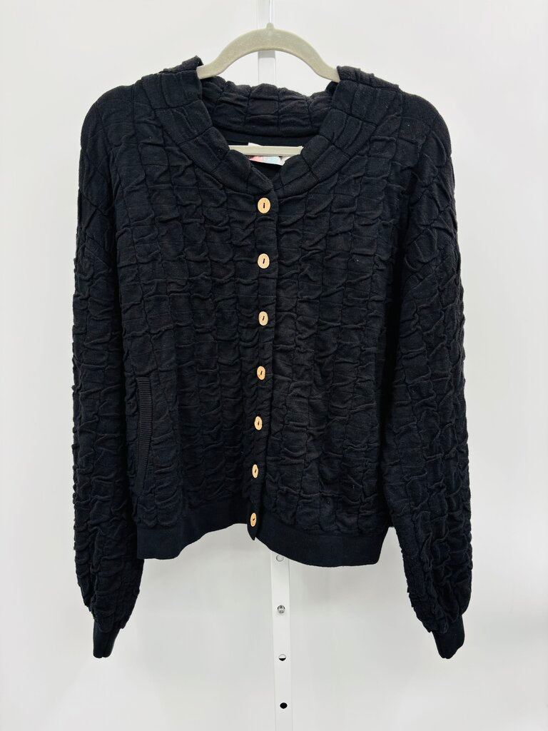 FP Beach Cardigan Black L