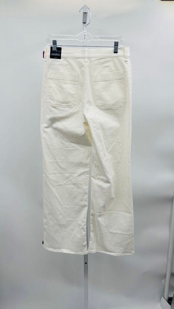 J. Crew Factory Jeans Wide Leg White 6