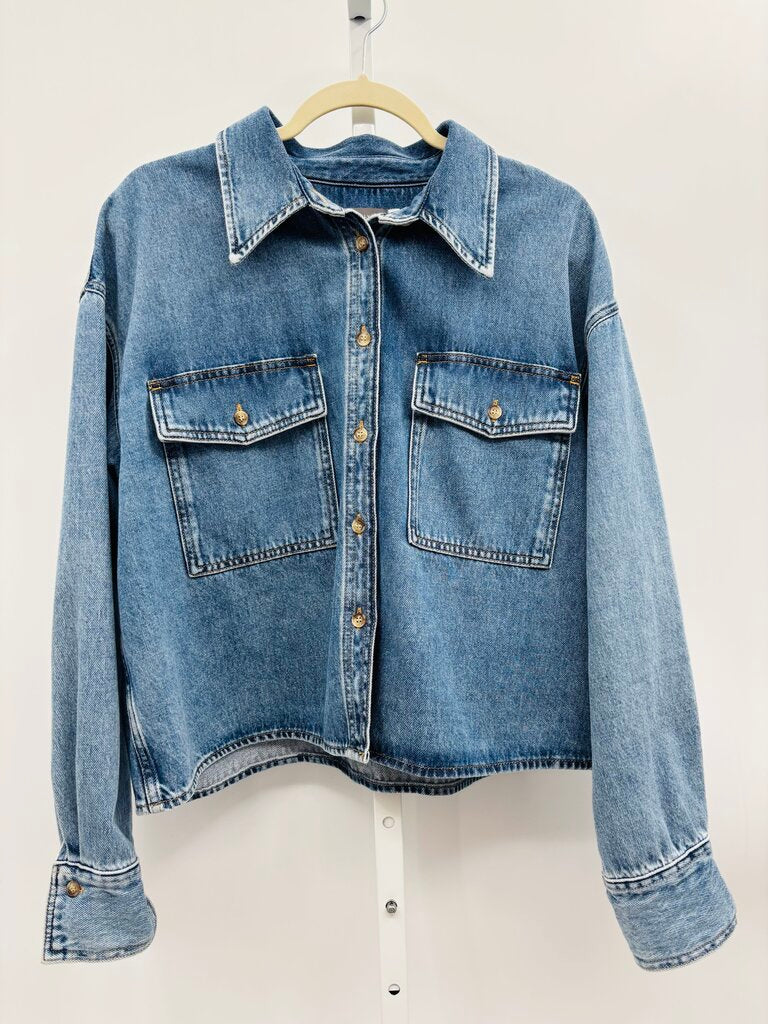 Mint Velvet Jacket Denim L