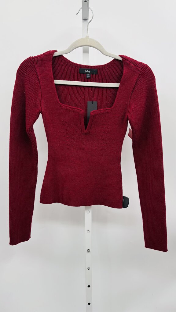 Lulus Sweater Burgundy XS