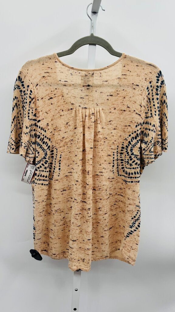 Nic + Zoe Top Beige M