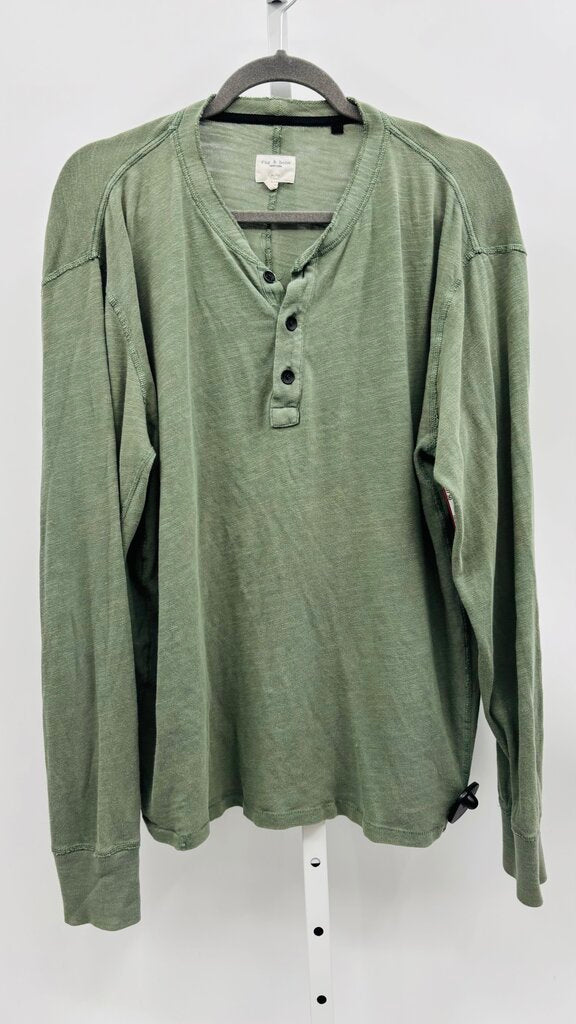 Rag & Bone Top Green XL